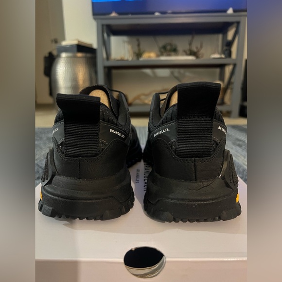 Brandblack All Black Reflective Trail Sneakers Vibram Sole Unisex (mn 7/wm 8.5) - Picture 9 of 12